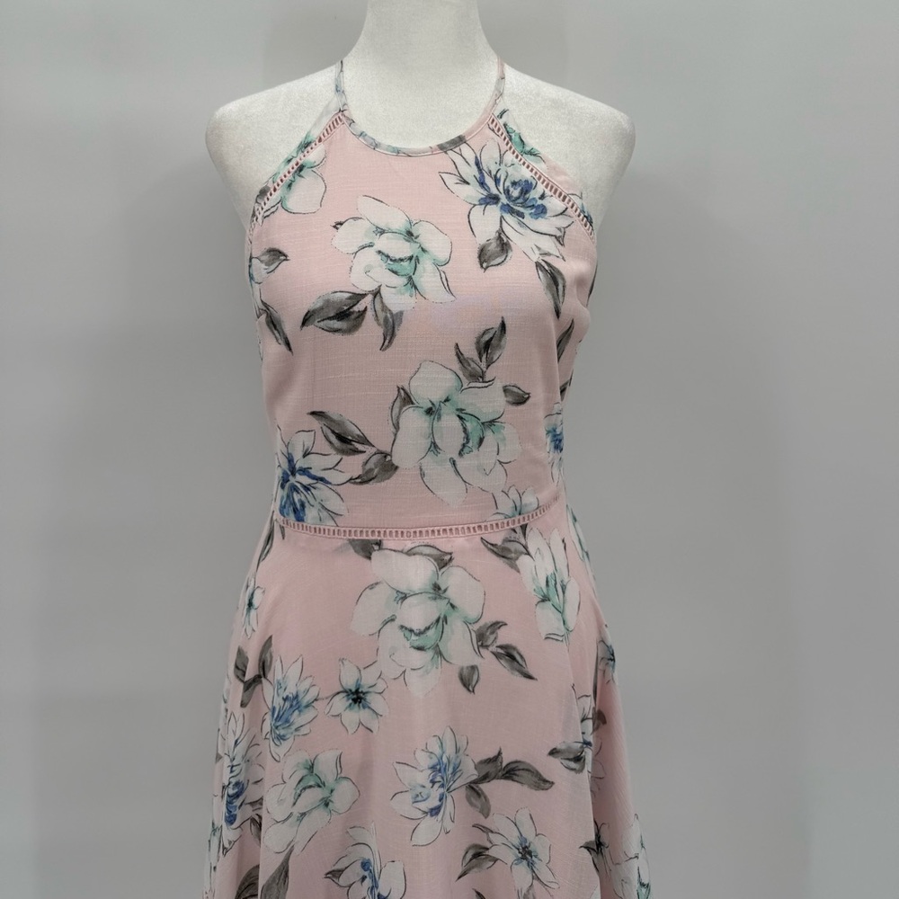 Candie’s Pink Maxi Dress Small Floral Pastel Feminine Girlhoodcore Garden Party